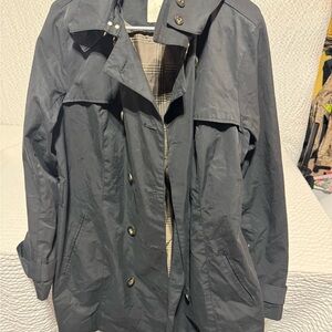 a new day Charcoal Women's Trench Coat